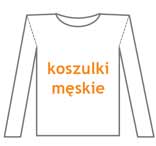 koszulka męska brave, nadruk bezpośredni – rozmiarówka